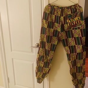African Print Jogger Pants